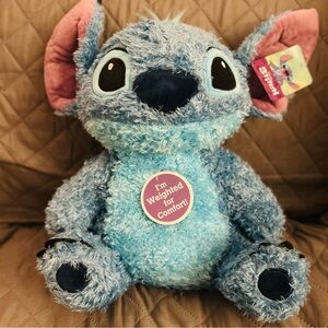 NWT- Disney Stitch Plush with Blue and Pink Details